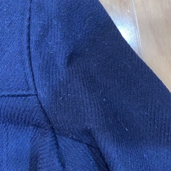 Brooks Brothers Navy Wool Duffle Coat Med Sz 6 - Picture 5 of 8